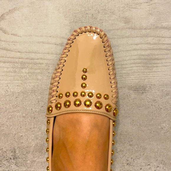 Authentic leather Prada studded flats. - Picture 9 of 12